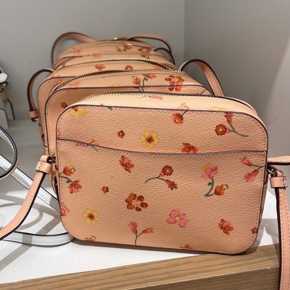 Coach c8699 Mini Camera Bag With Mystical Floral Print c8699 Faded Blush Multi - Picture 10 of 16